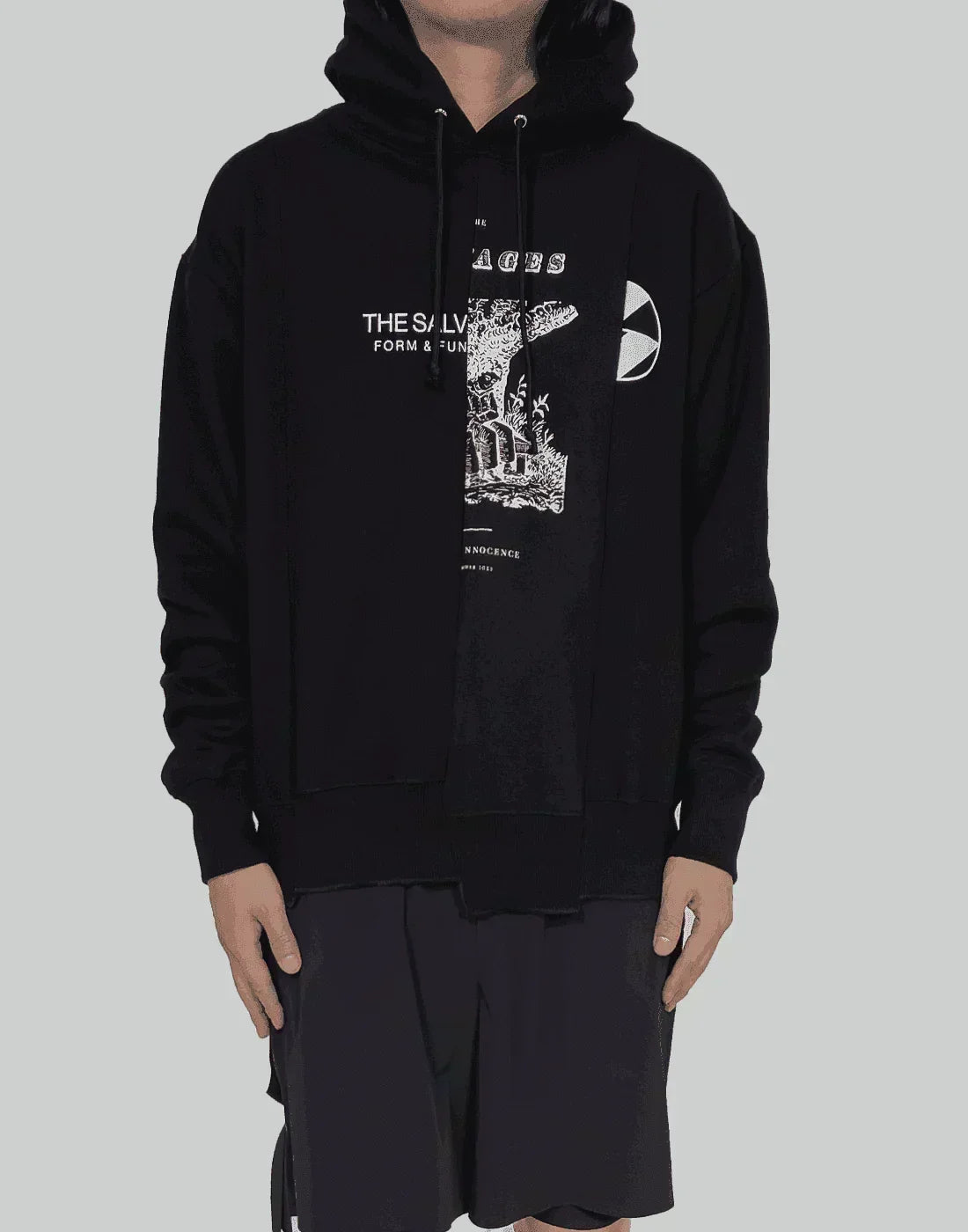 THE SALVAGES - FORM & FUNCTION RECONSTRUCTED HOODIE - 082plus