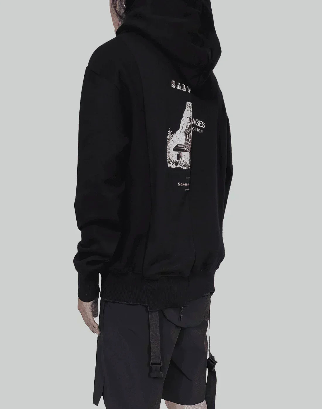 THE SALVAGES - FORM & FUNCTION RECONSTRUCTED HOODIE - 082plus