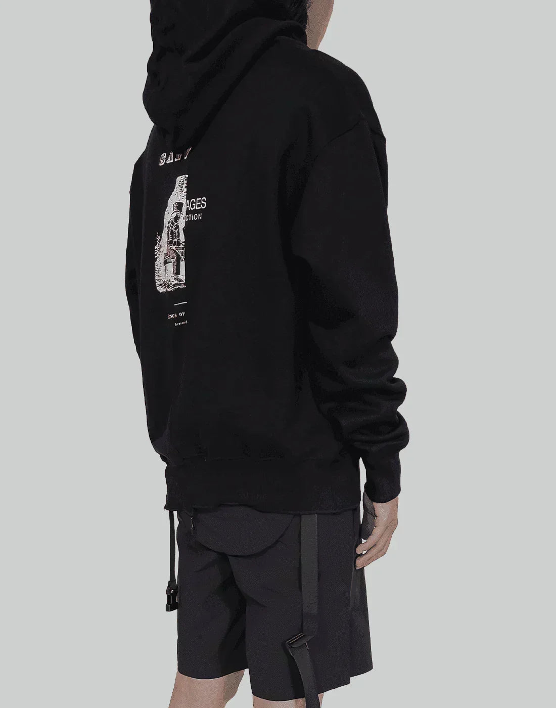 THE SALVAGES - FORM & FUNCTION RECONSTRUCTED HOODIE - 082plus