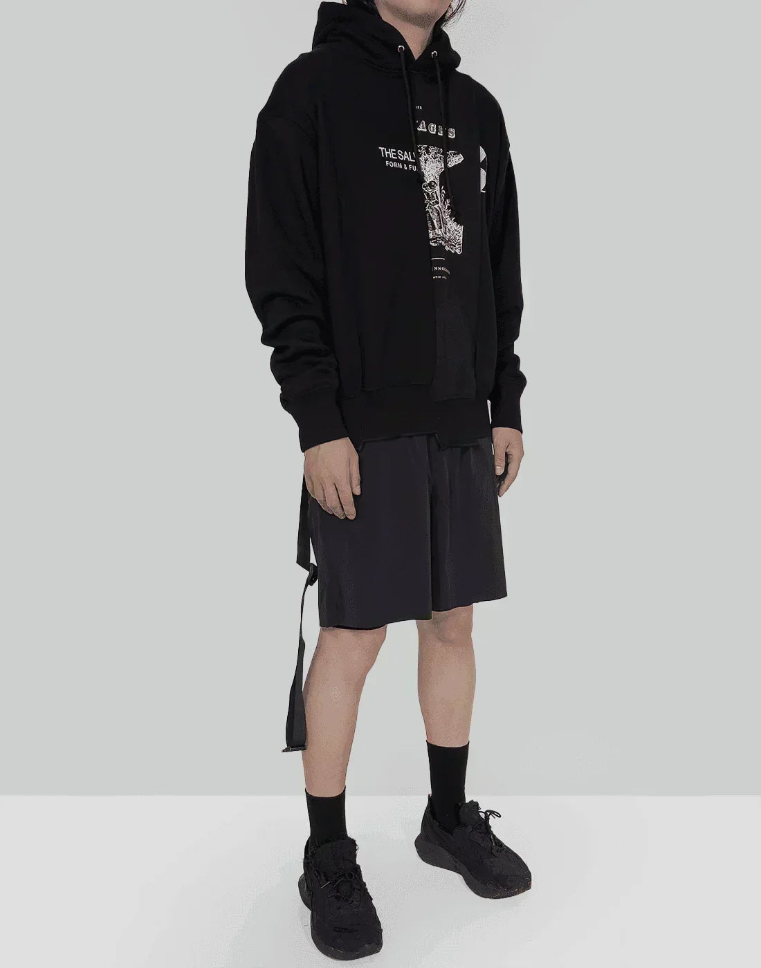 THE SALVAGES - FORM & FUNCTION RECONSTRUCTED HOODIE - 082plus
