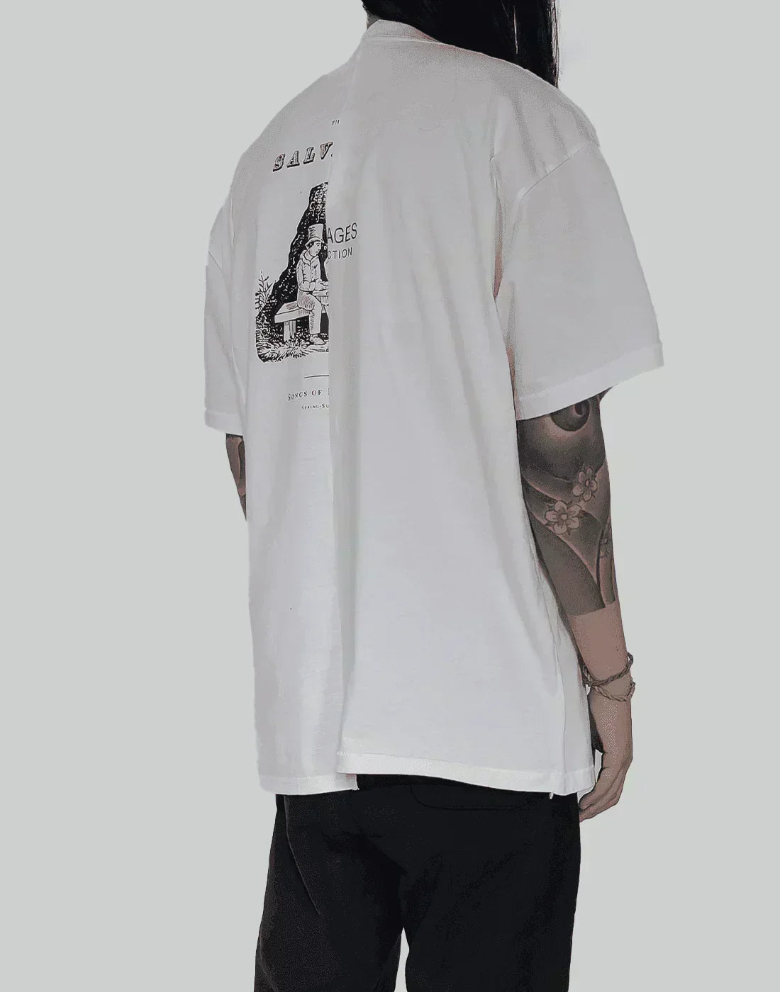 THE SALVAGES - FORM & FUNCTION RECONSTRUCTED T-SHIRT - 082plus