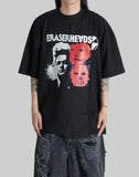 THE SALVAGES - RECONSTRUCTED ERASERHEADS LOGO OS T-SHIRT - 082plus