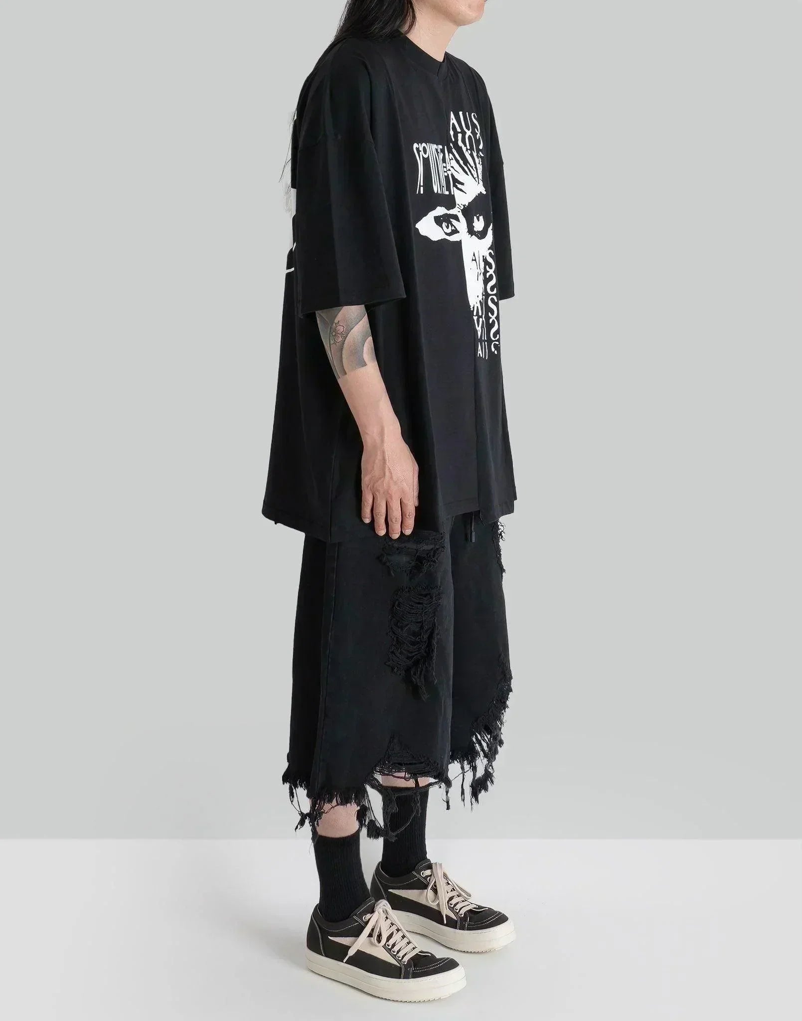 THE SALVAGES - RECONSTRUCTED EYES OS T-SHIRT - 082plus