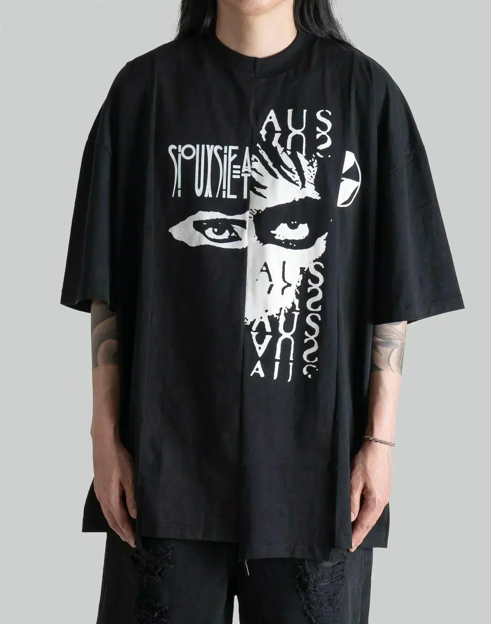 THE SALVAGES - RECONSTRUCTED EYES OS T-SHIRT - 082plus