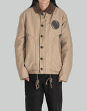 x ALPHA INDUSTRIES SUN-BLEACHED DECK JACKET