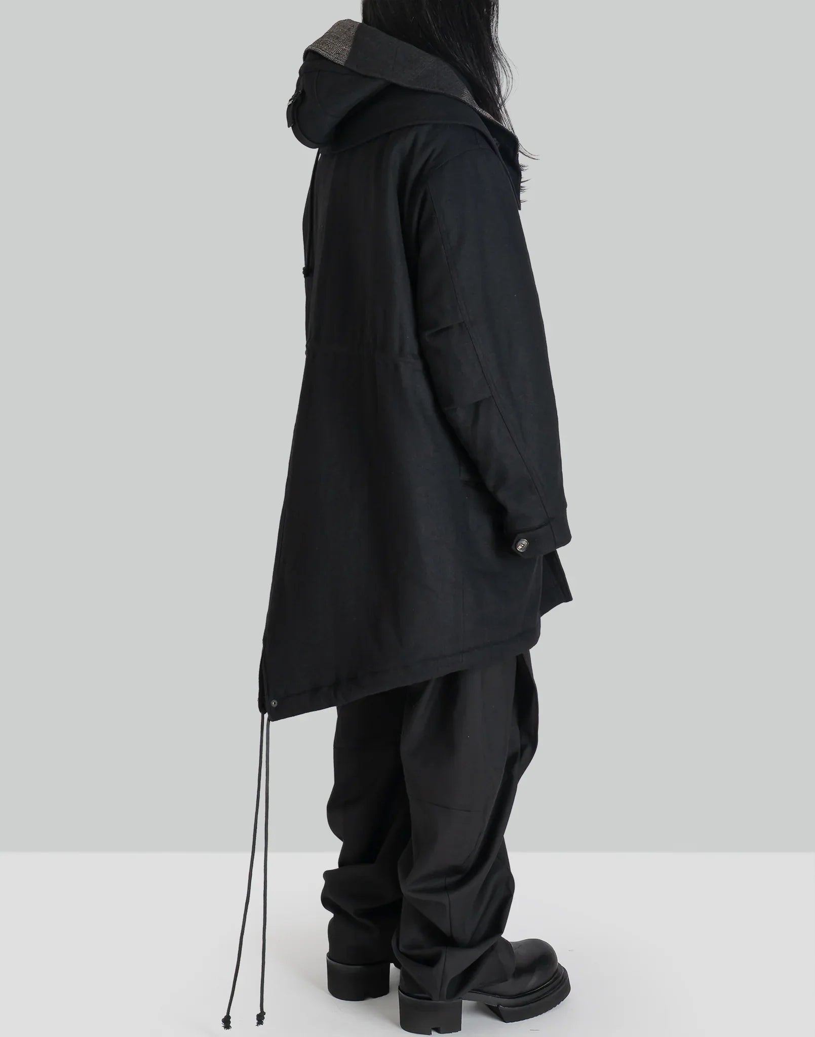 JiyongKim - x ALPHA INDUSTRIES SUN-BLEACHED DETACHABLE HOOD FISHTAIL COAT - 082plus