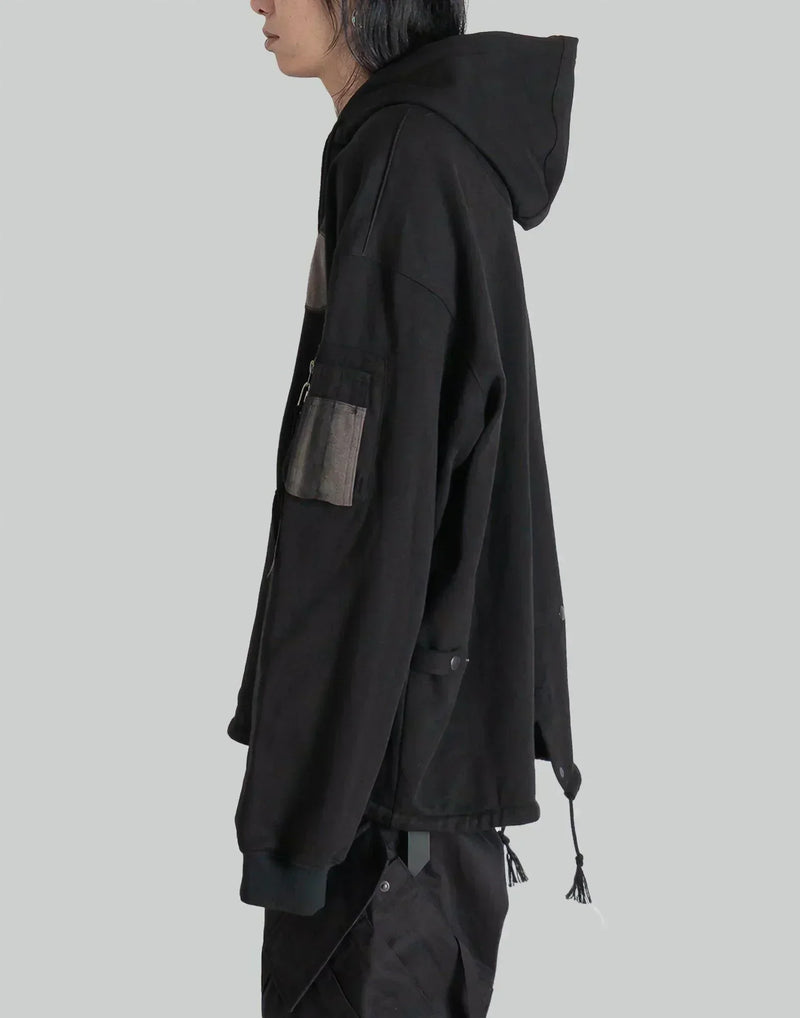 JiyongKim - x Alpha Industries SUN-BLEACHED FISHTAIL HOODIE - 082plus