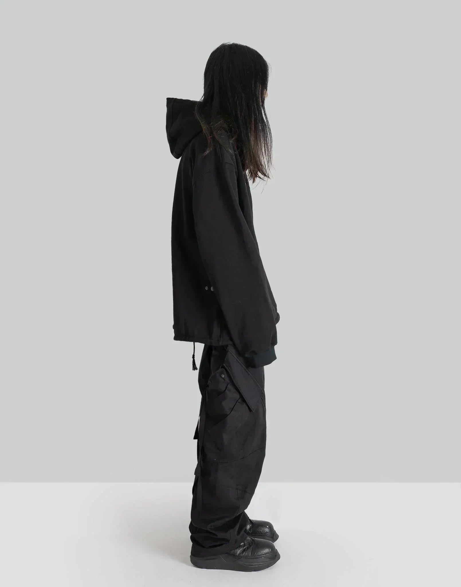 JiyongKim - x Alpha Industries SUN-BLEACHED FISHTAIL HOODIE - 082plus