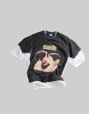 THE SALVAGES - x 'TEENAGE ANGST' KISS OS T-SHIRT - 082plus