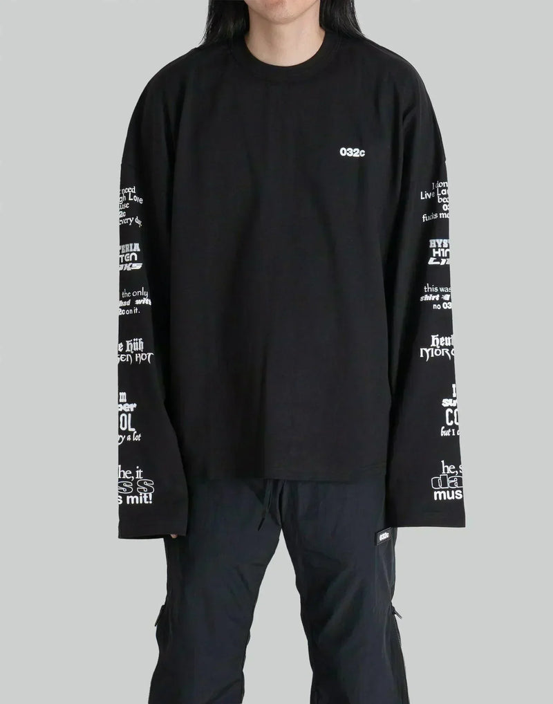 032C - 'CONTENT' SUPERSIZE LONGSLEEVE - 082plus
