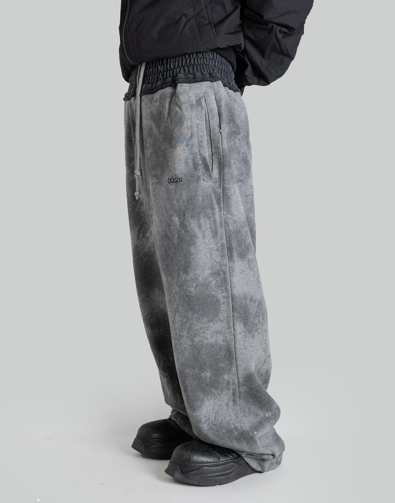 032C - 'GLOW' STAINED SWEATPANS - 082plus