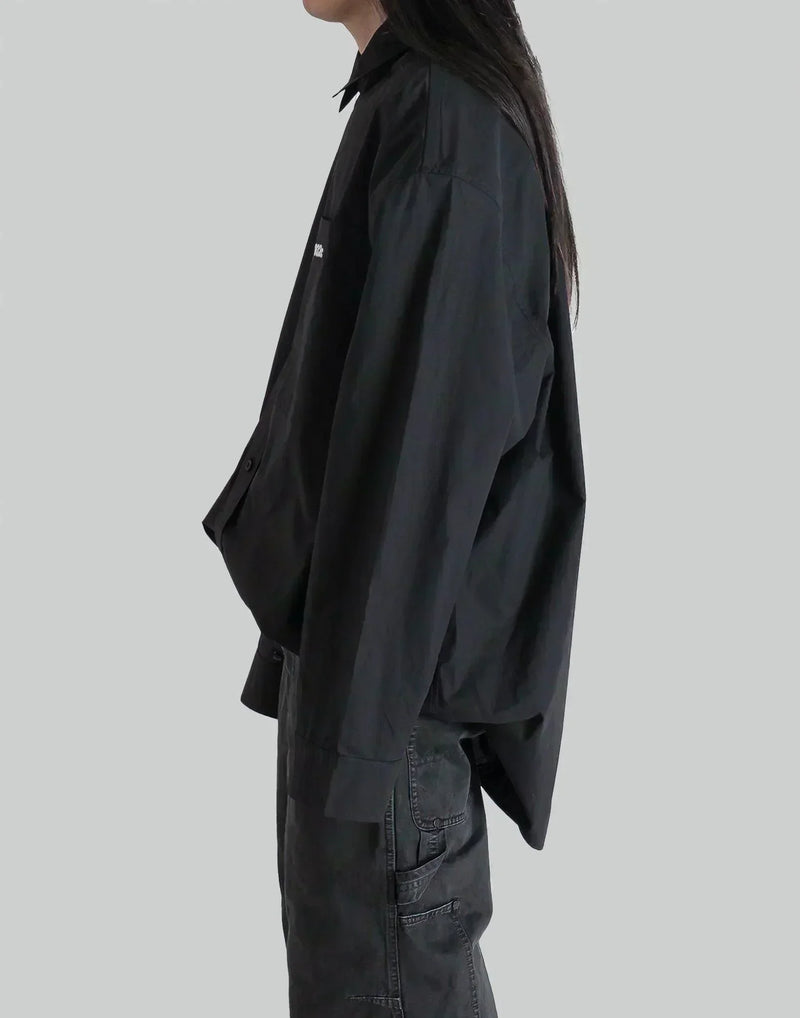 032C - 'HALF MOON' WIDE SHOULDER SHIRT - 082plus