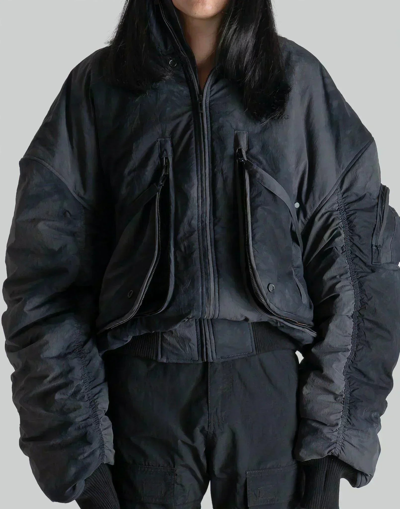 ジャケット・アウター 032c Turbulence padded bomber jacket 032c Turbulence Drop Zone Bomber Jacket in Black for Men | Lyst
