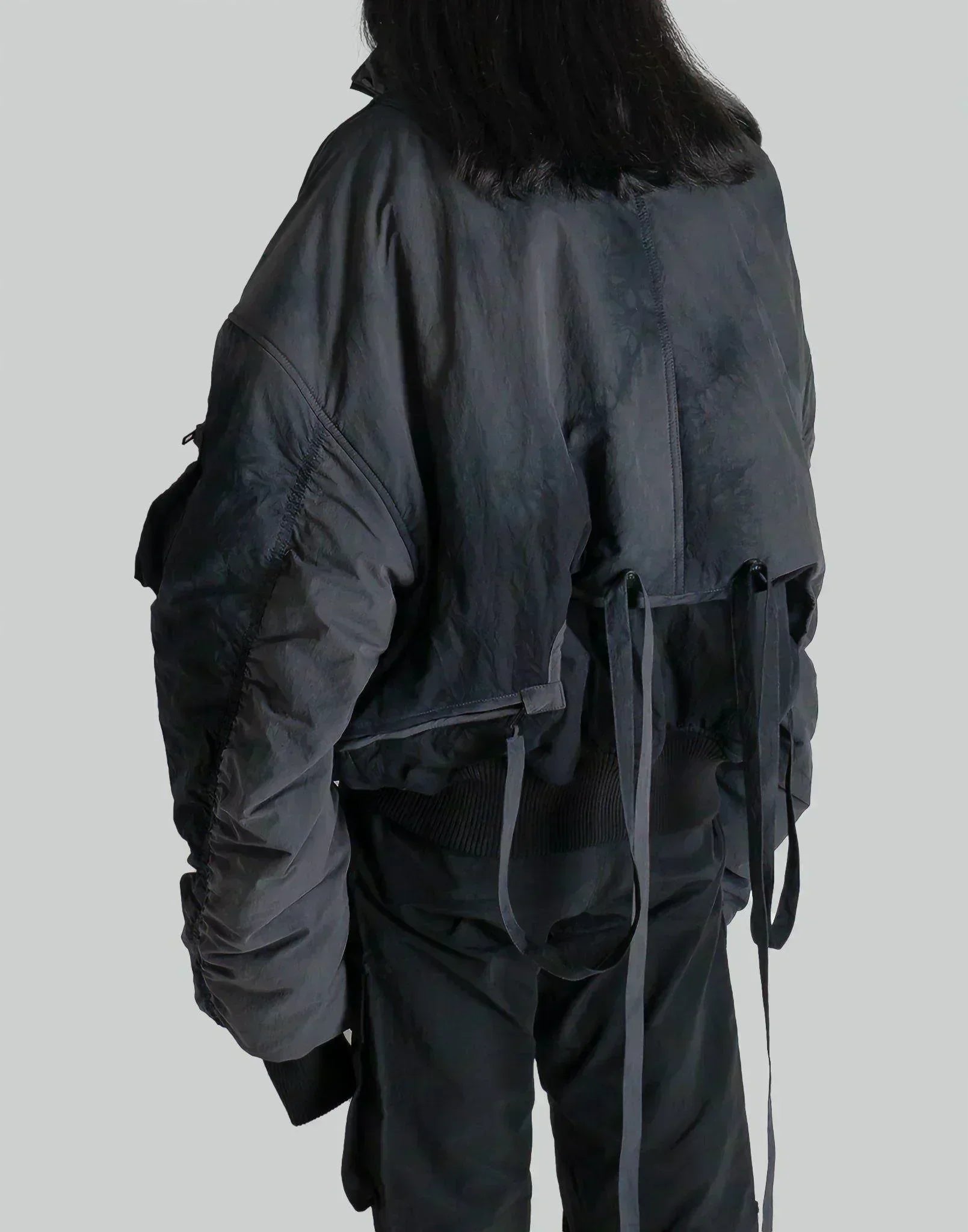 ジャケット・アウター 032c Turbulence padded bomber jacket 032c Black Turbulence Bomber Jacket 032c