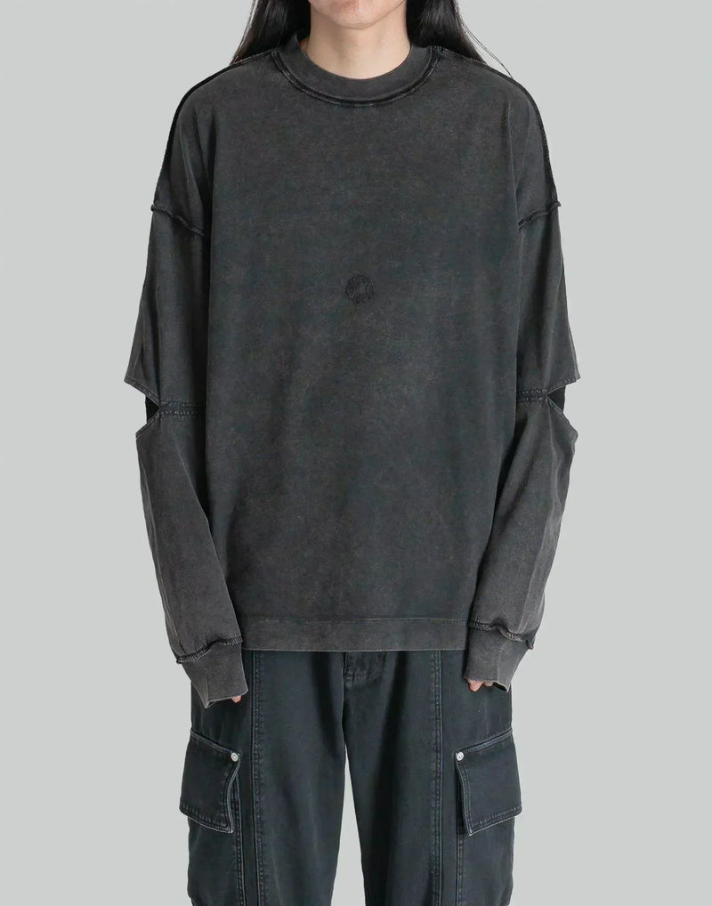 1017 ALYX 9SM - CUT-OUT ELBOW LONGSLEEVE TEE - 082plus