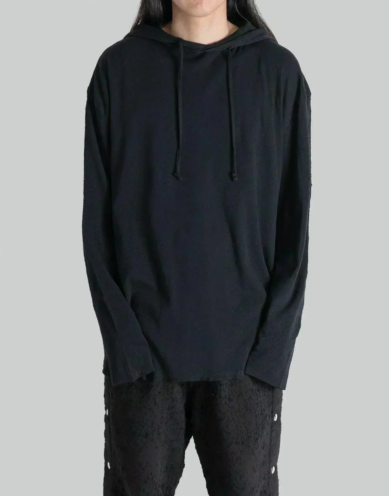 1017 ALYX 9SM - DESTROYED HOODED TEE - 082plus