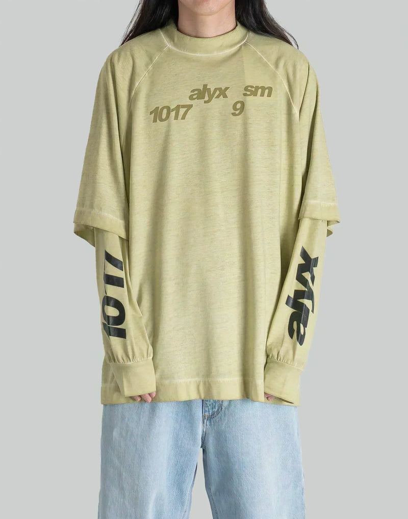 1017 ALYX 9SM - GRAPHIC DOUBLE SLEEVE TEE - 082plus