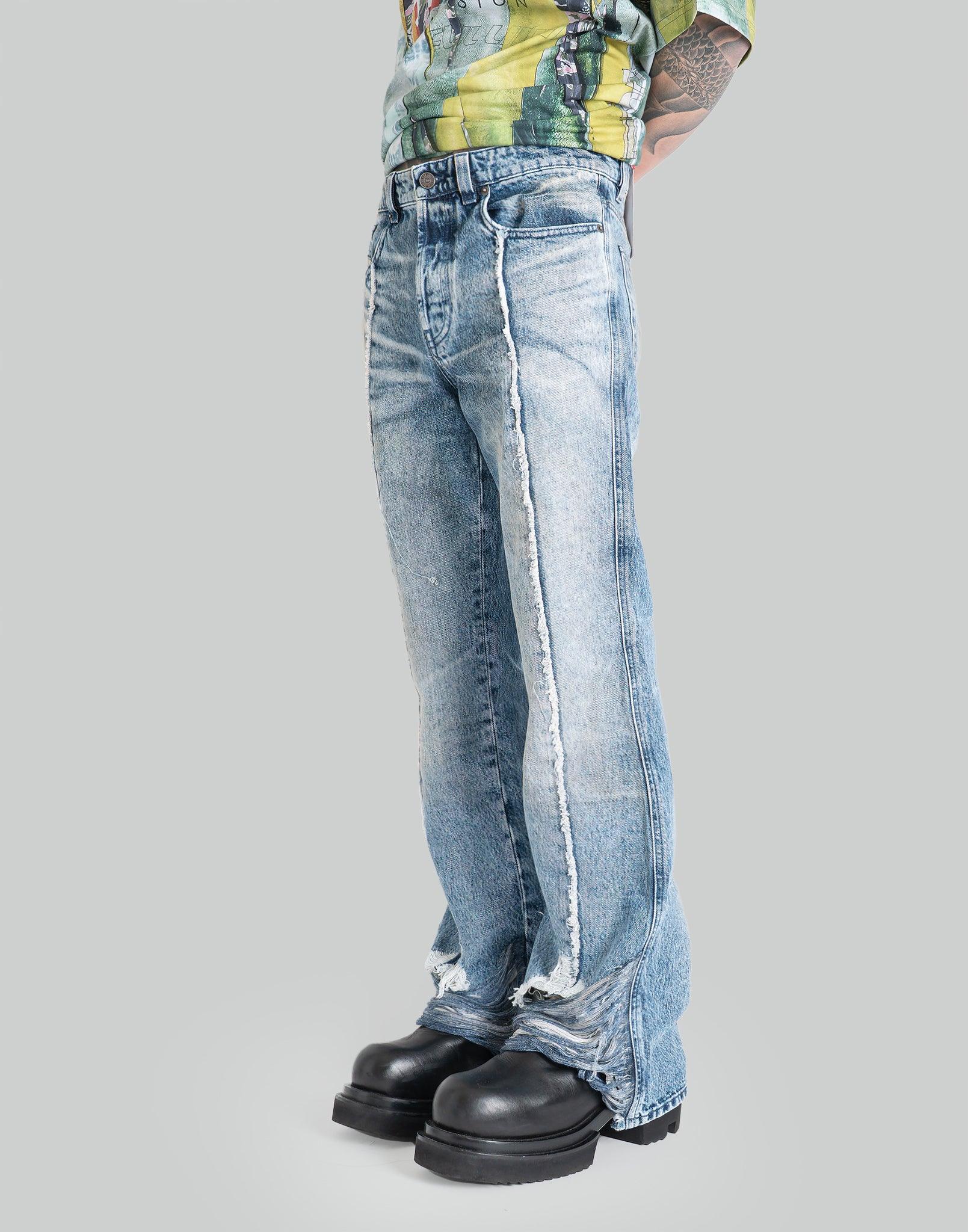 DIESEL ダークグレー スリットパンツ DIESEL ダークグレー スリットパンツ メンズ