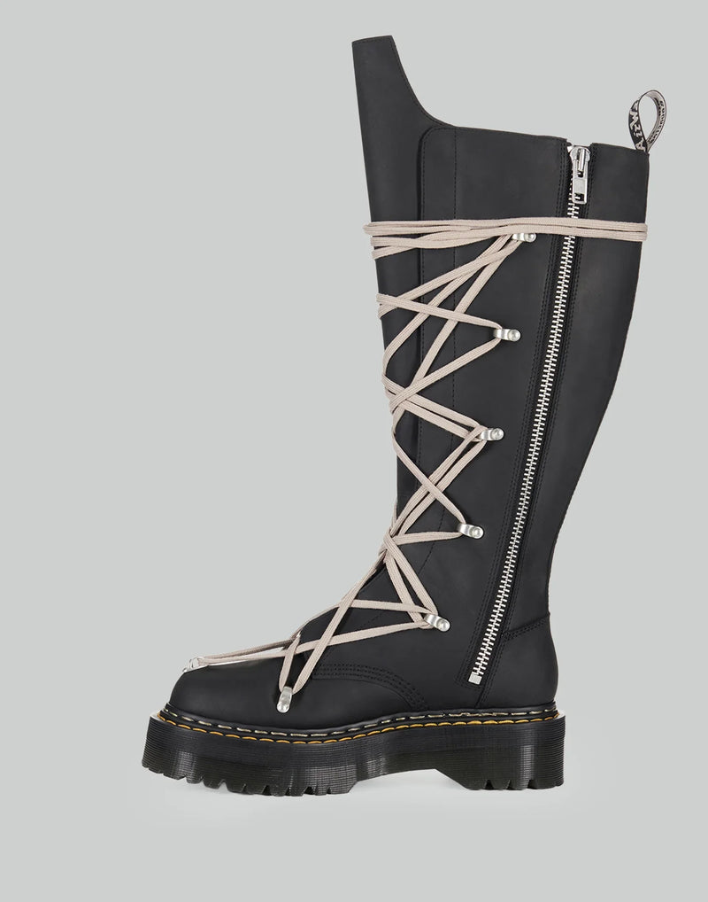 Rick Owens x Dr. Martens - 1B60 QUAD SOLE PENTALACE BOOT - 082plus