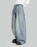 FENG CHEN WANG - 2 IN 1 DECONSTRUCTED DENIM TROUSERS - 082plus