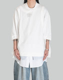 FENG CHEN WANG - 2 IN 1 LONG SLEEVE TEE - 082plus