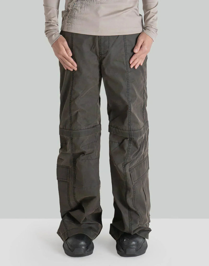 FENG CHEN WANG - 2IN1 CARGO WASHED PANTS - 082plus