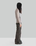 FENG CHEN WANG 2IN1 CARGO WASHED PANTS - 082plus