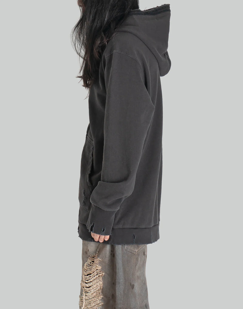 【新品未使用】entire studios DENIM CARGO ブラック L Cool Captured High Rise Cargo Denim Jeans | Windsor