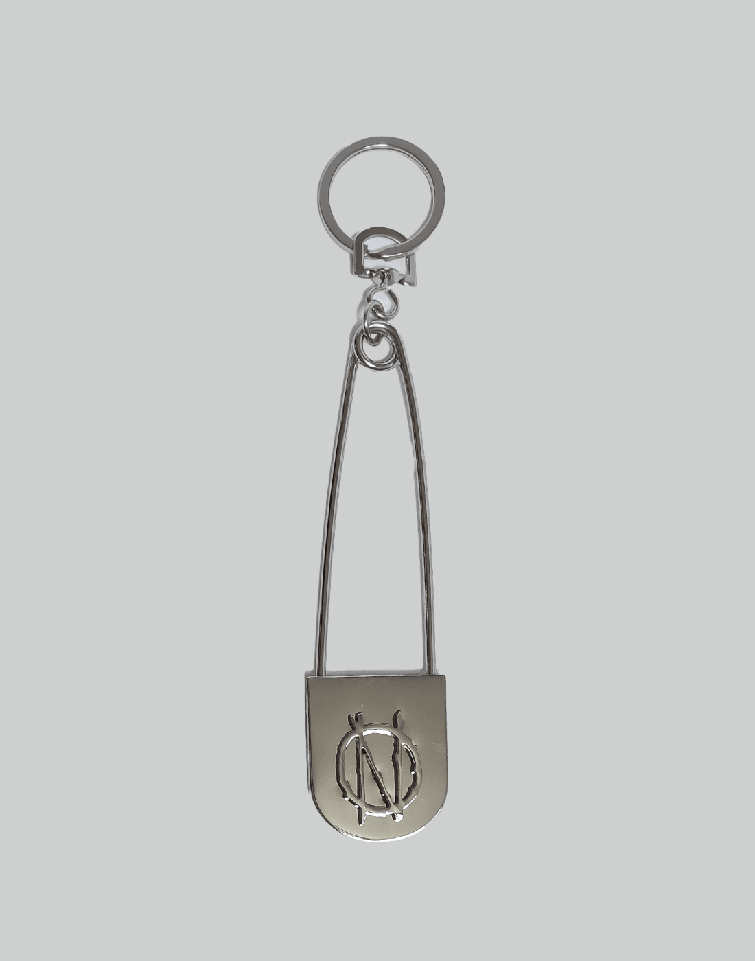 99%IS- "1%ove" SAFETY PIN KEYCHAIN - 082plus