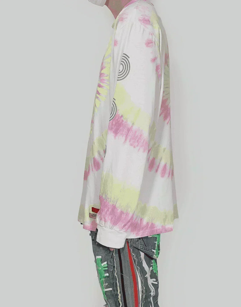 99%IS- - " 1%ove " Tie-Dye Sleeve T-Shirt (Hand Made Custom) - 082plus