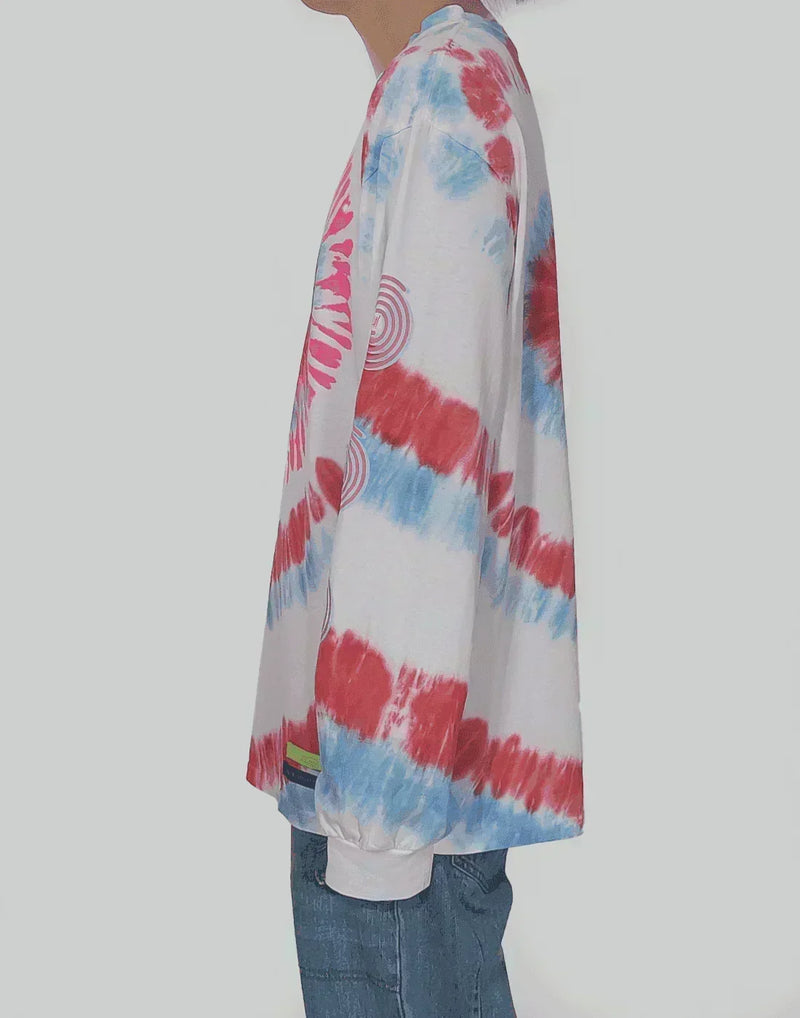 99%IS- - " 1%ove " Tie-Dye Sleeve T-Shirt (Hand Made Custom) - 082plus