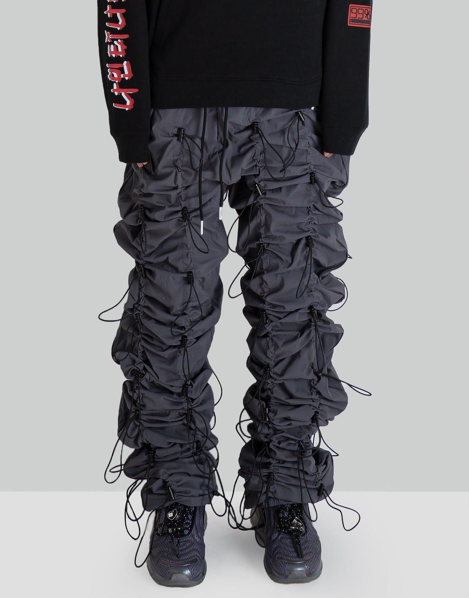 99%is- GOBCHANG PANTS / BLK WHT