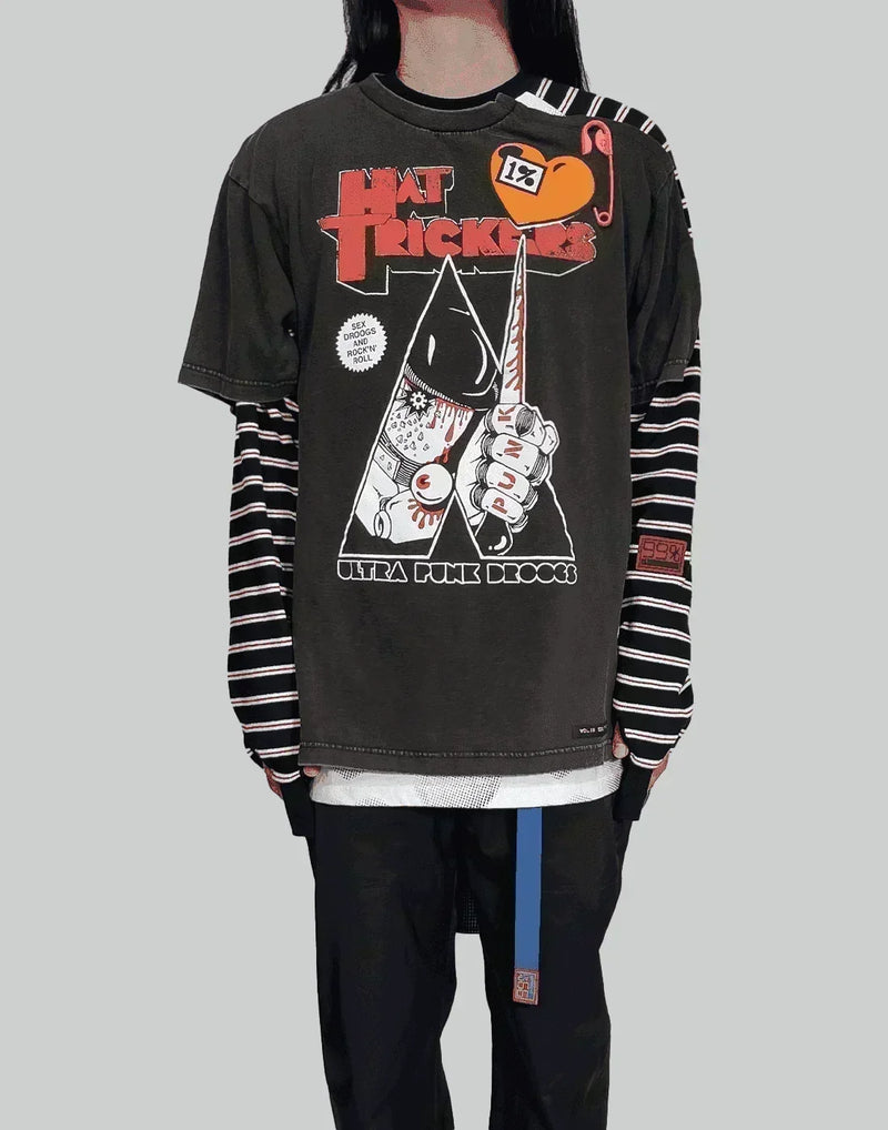 99%IS- - "Hat Trickers" Tee-On-Tee (Hand Made Custom) - 082plus