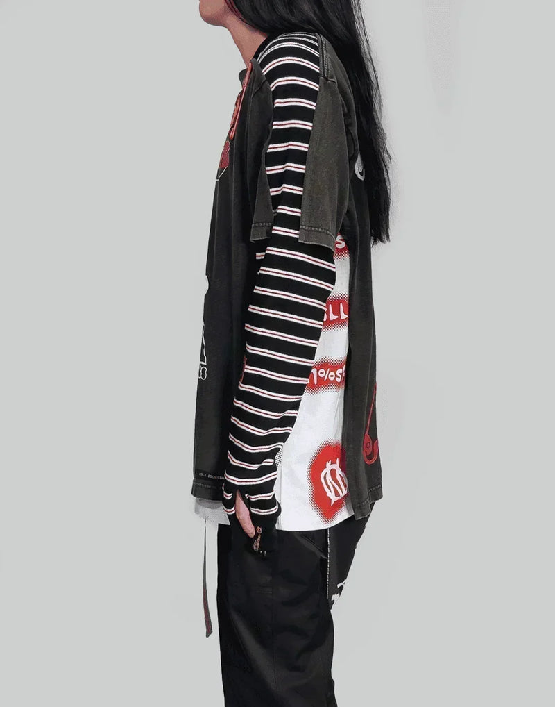 99%IS- - "Hat Trickers" Tee-On-Tee (Hand Made Custom) - 082plus