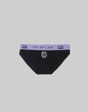 99%IS- ' LiVE MY L1FE ' PANTIES FOR WOMEN - 082plus