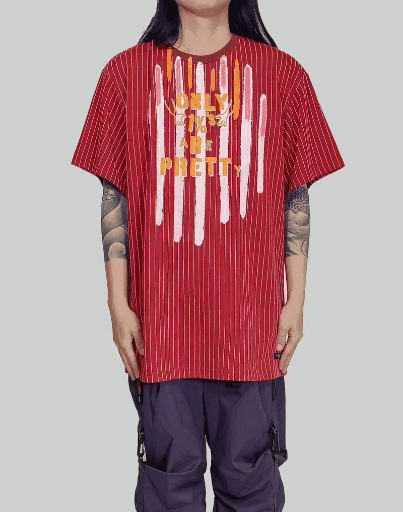 99%IS- - "Only 1% Are Pretty" T-shirt (Hand Made Custom) - 082plus