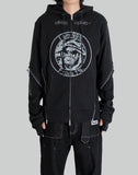 ' OUR FAITH ' " ATT1%TUDE " Zip Hoodie - 082plus