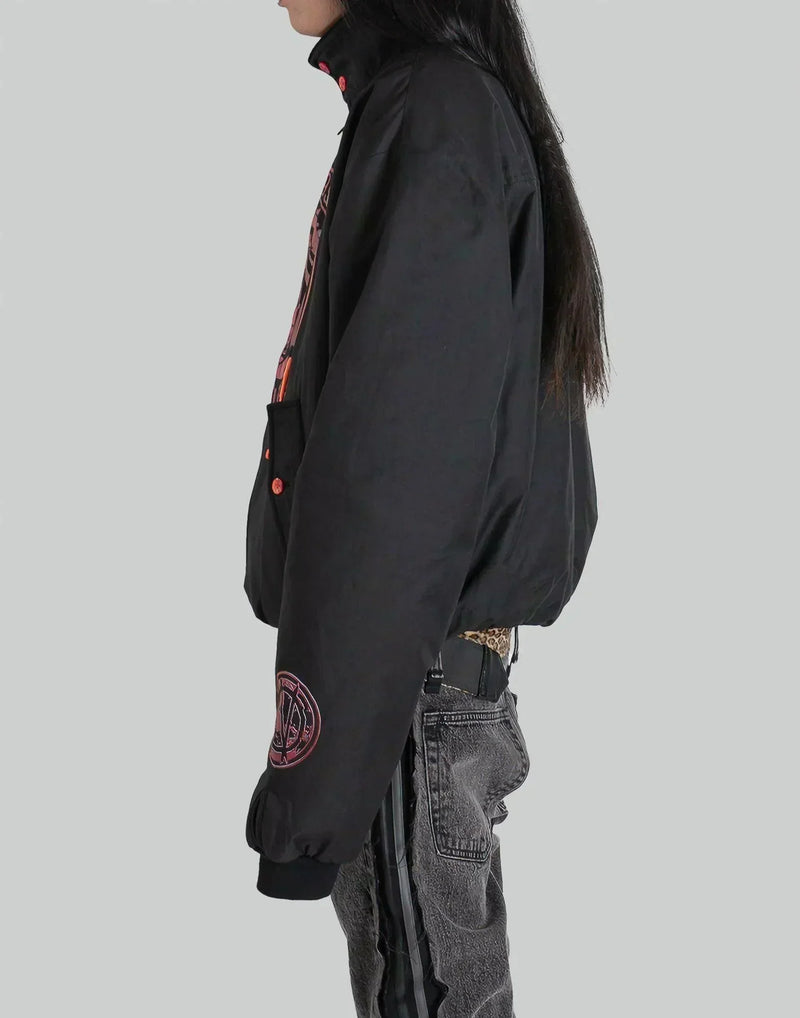 99%IS- - ' OUR FAITH ' Printed Harrington Jacket [Hand Made Custom] - 082plus