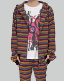99%IS- Ribbed " Fine! Apple " Mohican Hoodie - 082plus