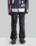 99%IS- Side Ripped Flower Washed Denim [Hand Made Custom] - 082plus
