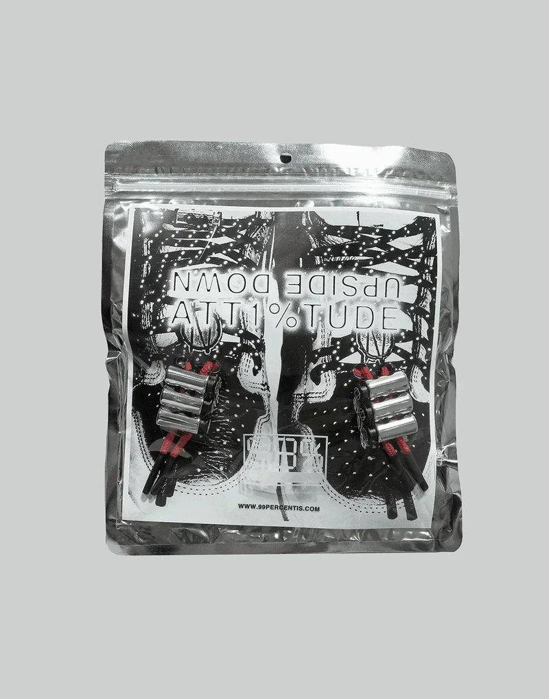 99%IS- - UPSIDE DOWN 'ATT1%TUDE' SHOELACES - 082plus