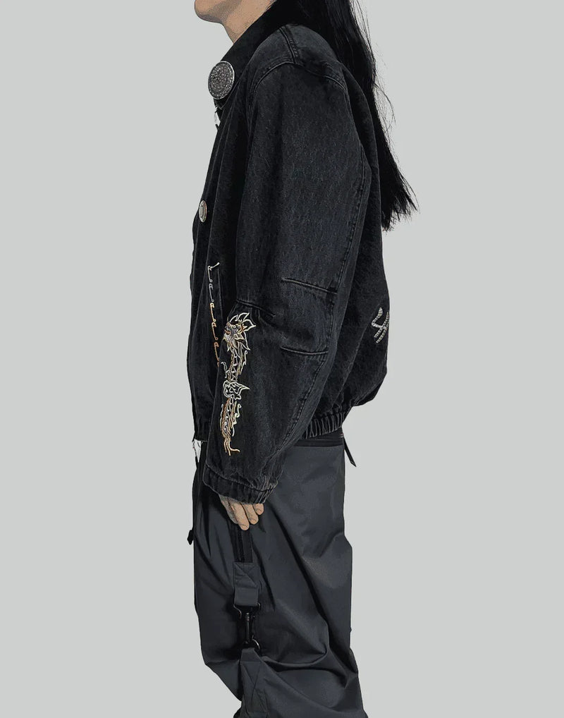 99%IS- - Washed Denim Yong Jamba (Hand Made Custom) - 082plus