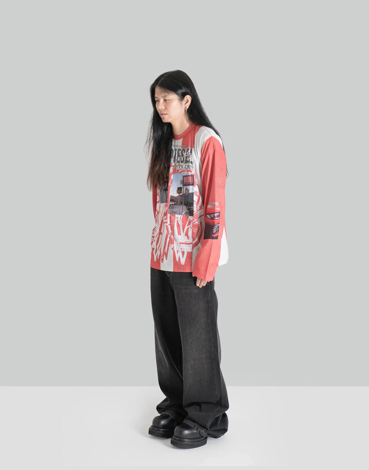 DIESEL D-Rise 27インチ DIESEL D-Rise 27×30 デニムパンツ ルーズ 
