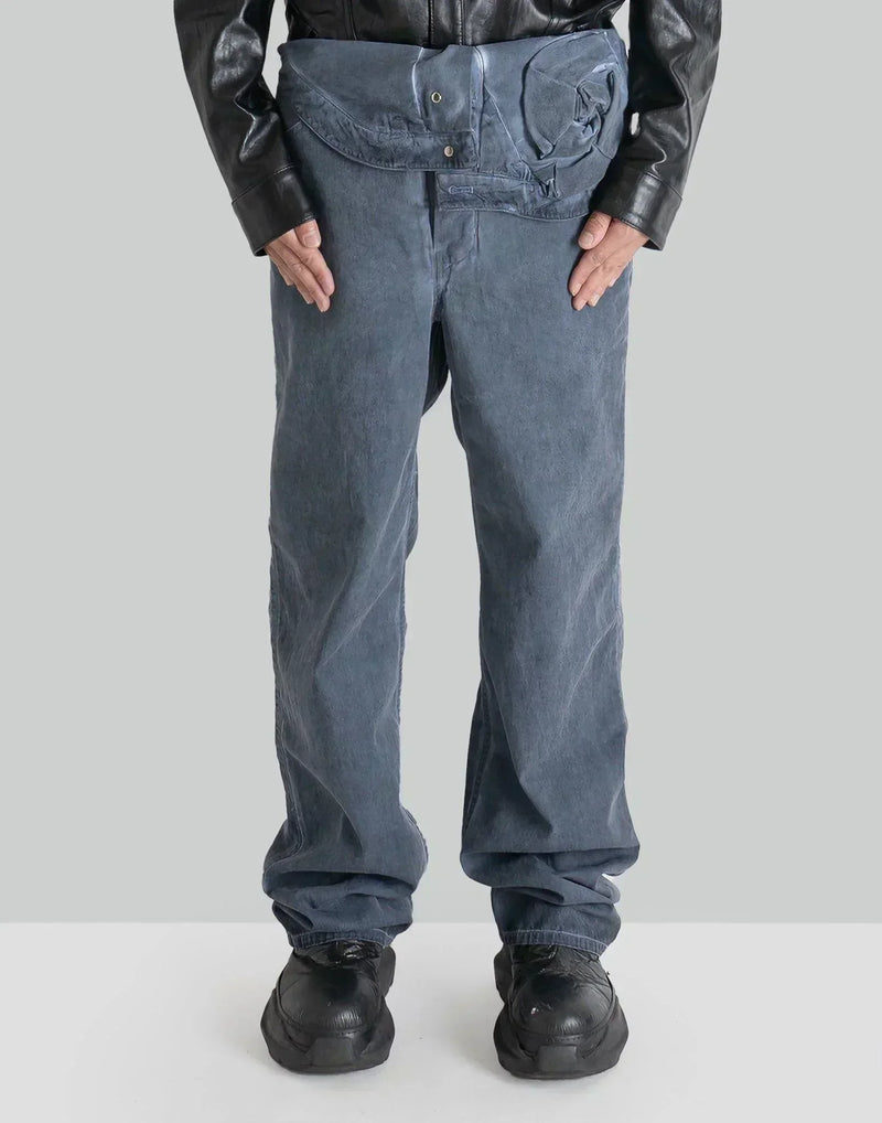 JUNTAE KIM - ASYMMETRIC FLOWER TROUSERS - 082plus