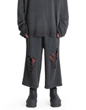 AVAVAV - AV-LOGO CUT-OUT SWEATPANT - 082plus