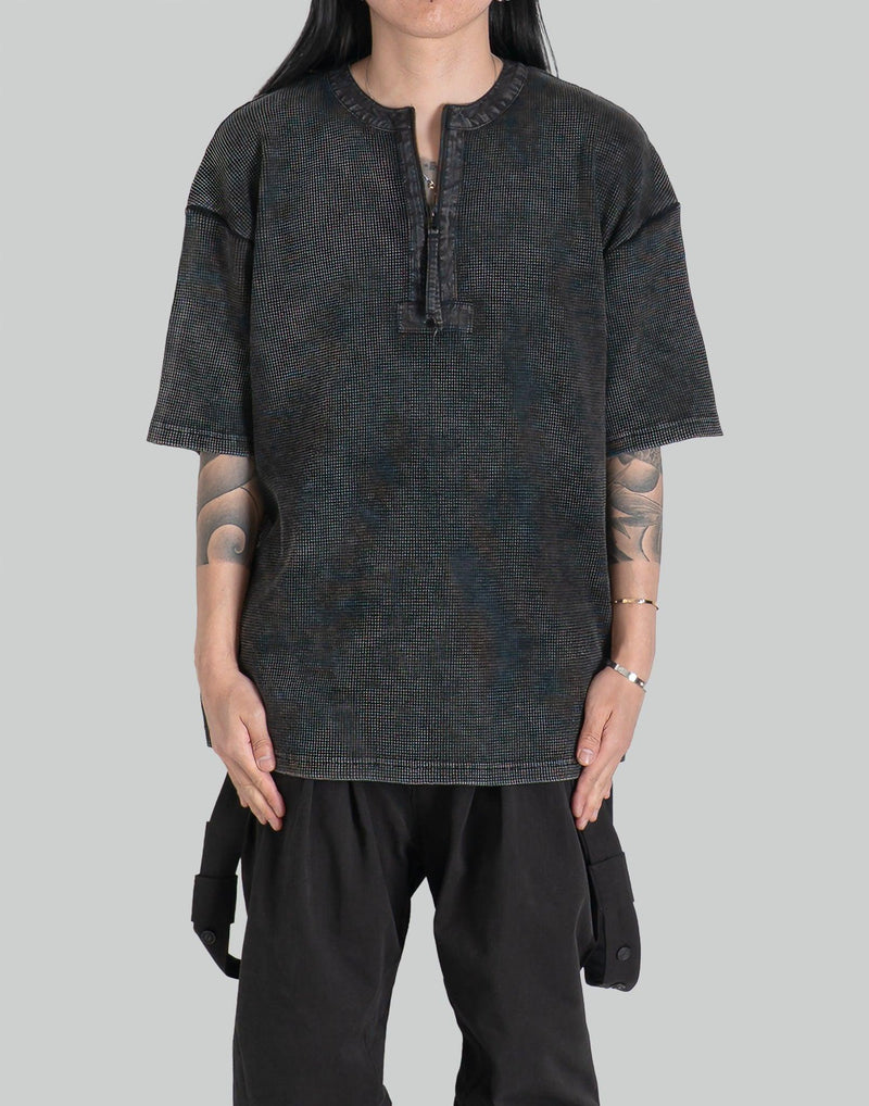 トップス Professor.E HENLEY 48 Professor.E HENLEY 48 E Henley Top Cold Dyed Grey