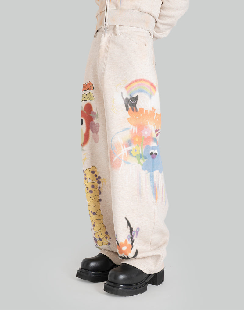 GRAPHIC PRINT UNISEX SWEATPANTS