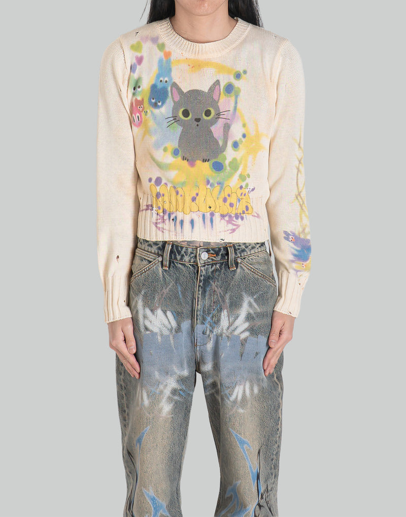 GRAPHIC PRINT UNISEX KNITWEAR