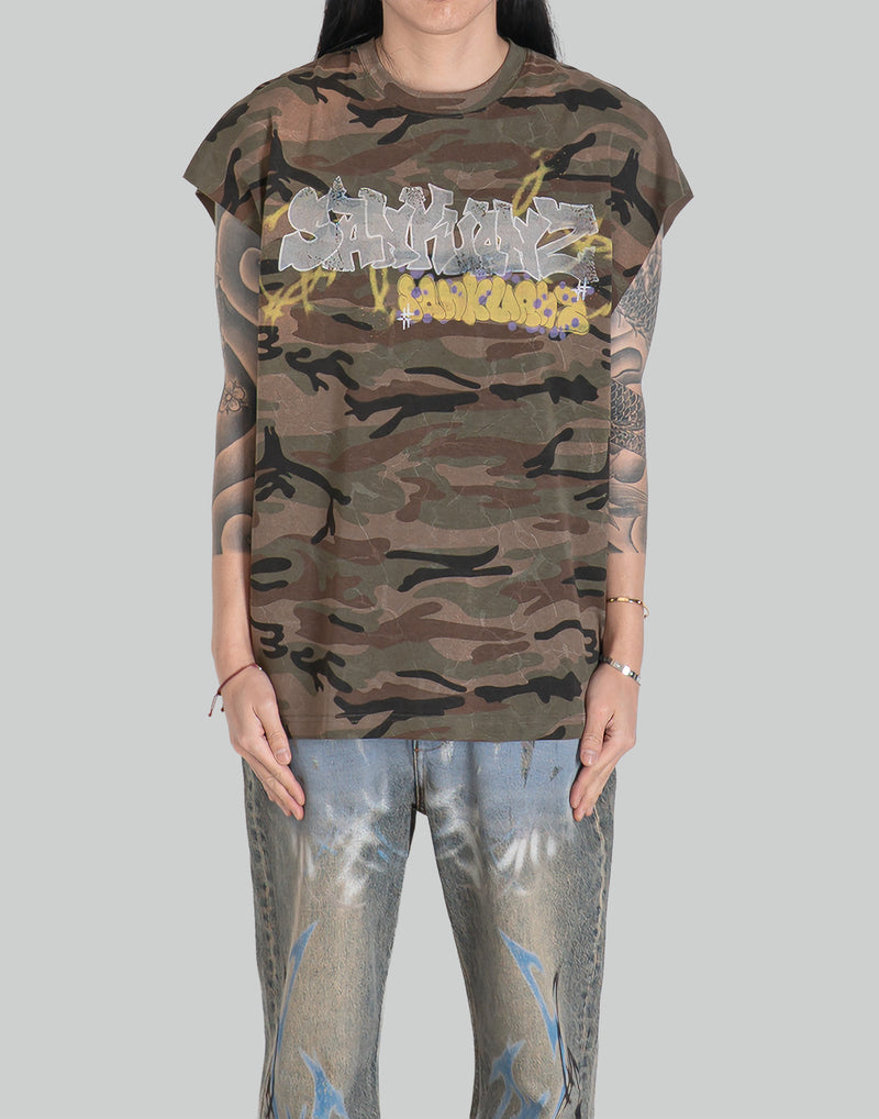 GRAPHIC PRINT UNISEX TANK TOP