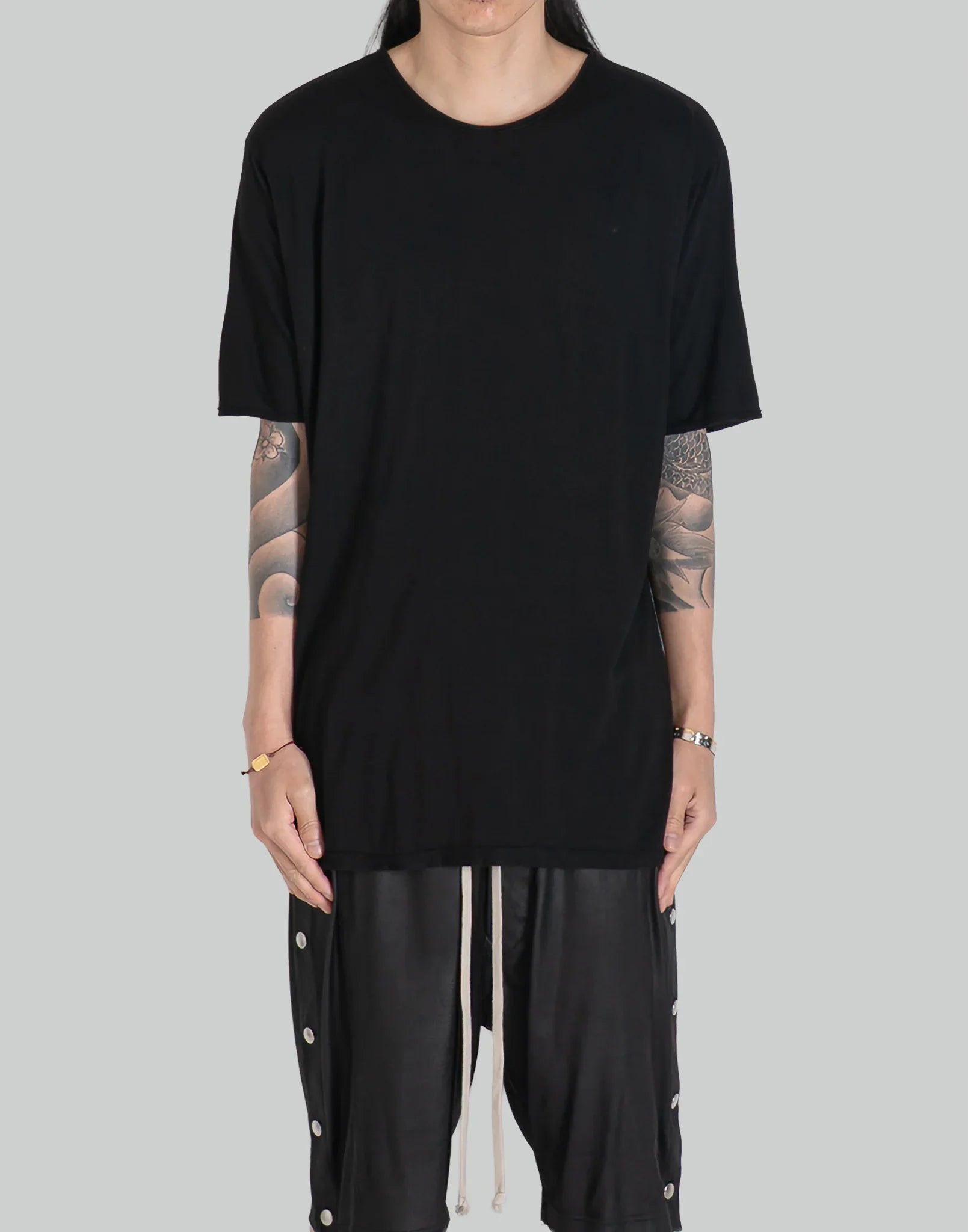 即完売品　blackmerle BAMBOO TEE Mサイズ blackmerle BAMBOO TEE - Black – 082plus